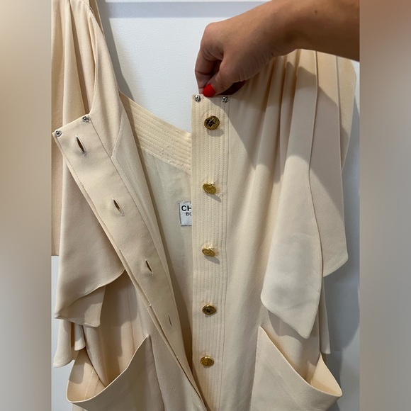 80’s Vintage Chanel Dress, Ivory, Good condition - Picture 5 of 6